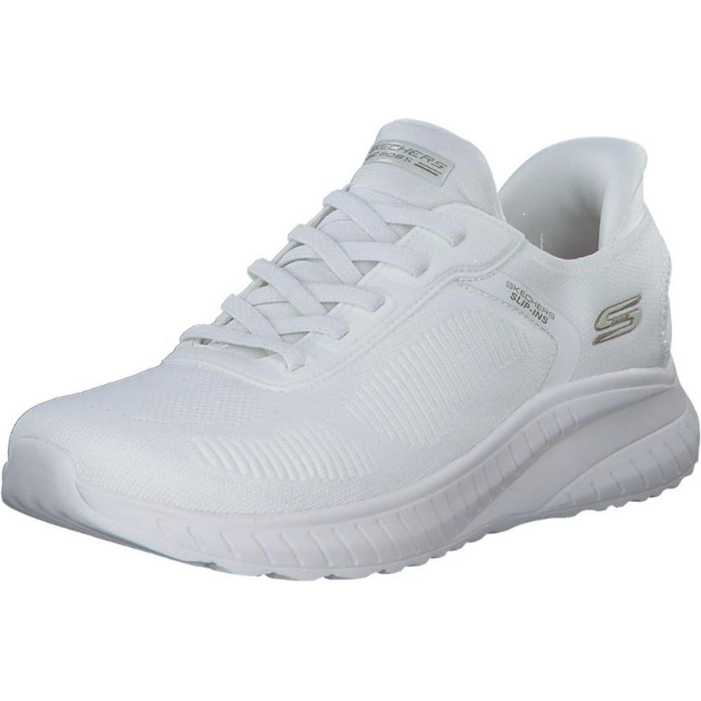 imageSkechers Womens Hands Free Slipins Bobs Squad ChaosCurrent Muse SneakerOffwhite