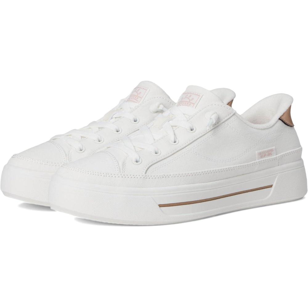 imageSkechers Womens Hands Free Slipins BobsSocial SneakerWhite
