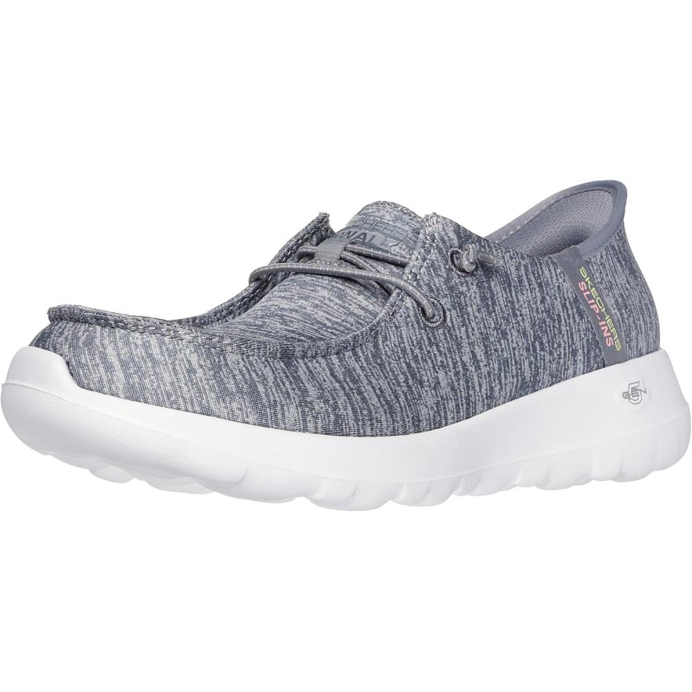 imageSkechers Womens Hands Free Slipins Go Walk Joy Moc Toe Casual Shoe SneakerGrey