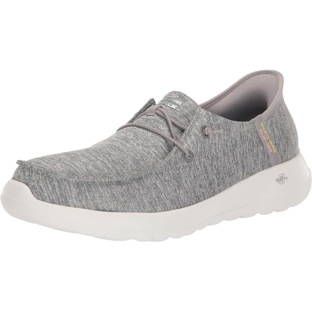 imageSkechers Womens Hands Free Slipins Go Walk Joy Moc Toe Casual Shoe SneakerLight Gray