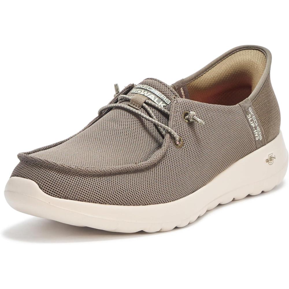 imageSkechers Womens Hands Free Slipins Go Walk Joy Moc Toe Casual Shoe SneakerOlive