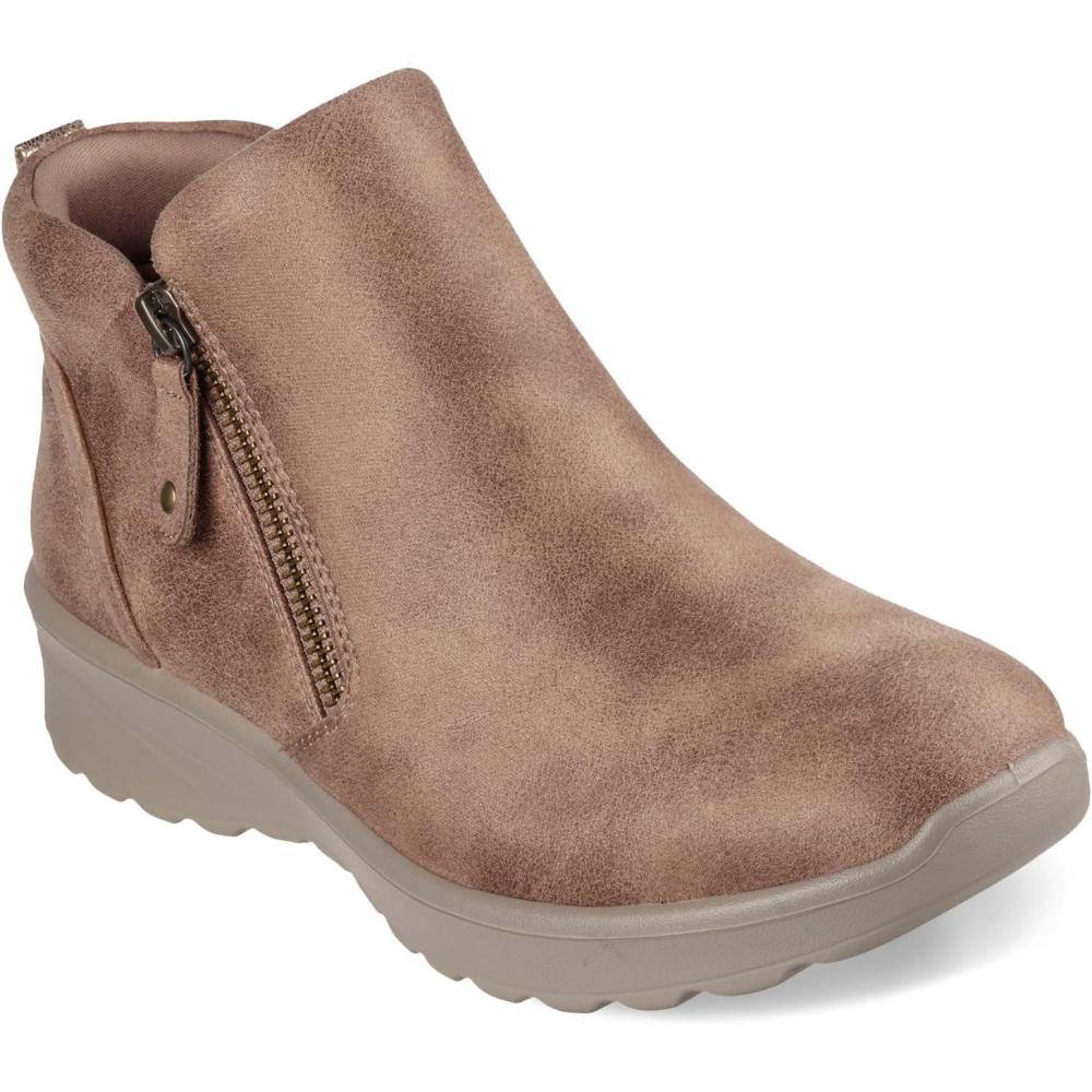 imageSkechers Womens Lovely VibeFall in Bloom Ankle BootMushroom