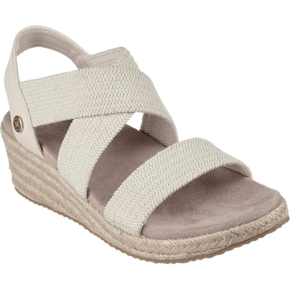 imageSkechers Womens Martha Stewart Arch Fit BeverleeBrentwood Wedge SandalOffwhite
