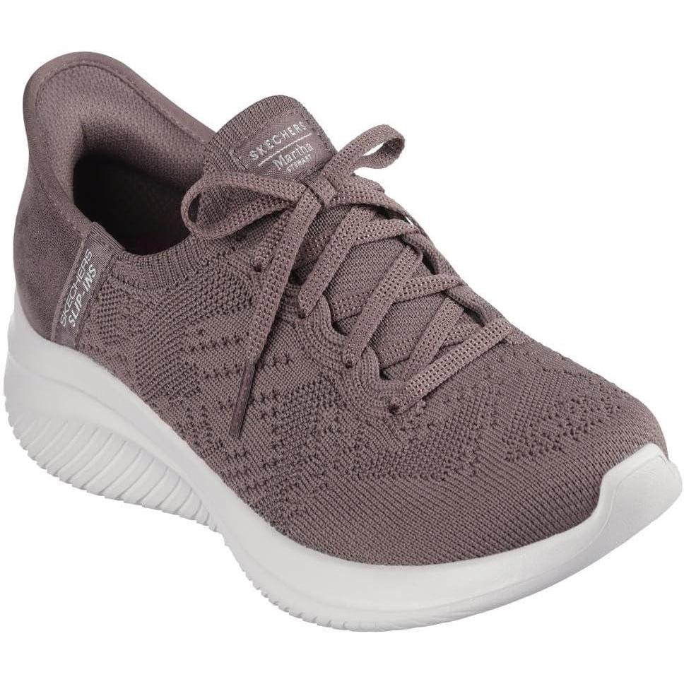 imageSkechers Womens Martha Stewart Ultra Flex 30Back on Track Hands Free Slipins SneakerMauvemve