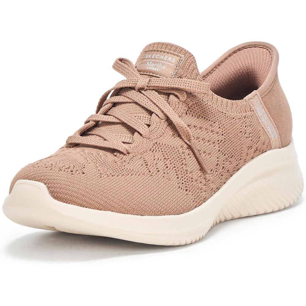 imageSkechers Womens Martha Stewart Ultra Flex 30Back on Track Hands Free Slipins SneakerMochamoc