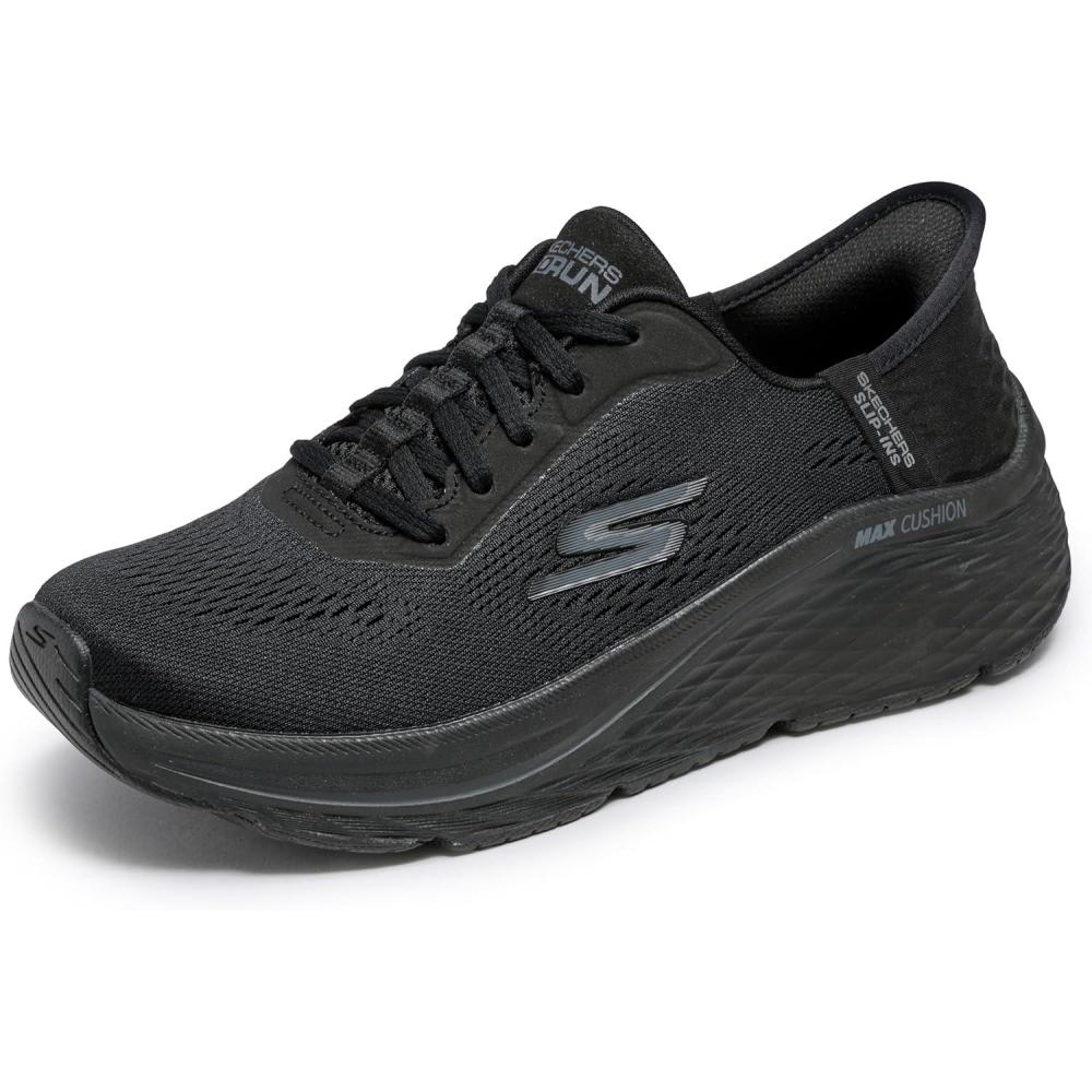 imageSkechers Womens Max Cushioning Elite 20 Vanish Hands Free Slipins SneakerBlack