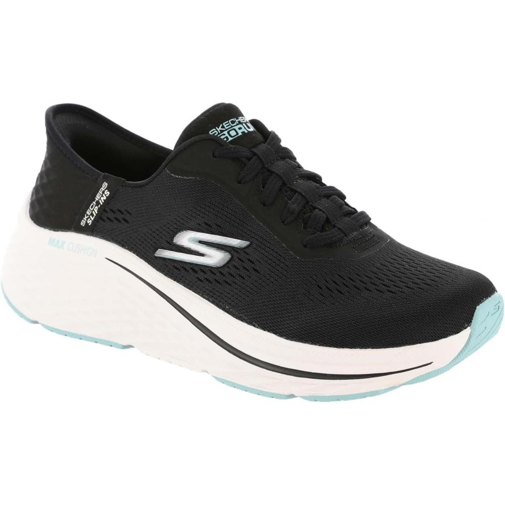 imageSkechers Womens Max Cushioning Elite 20 Vanish Hands Free Slipins SneakerBlackBlue