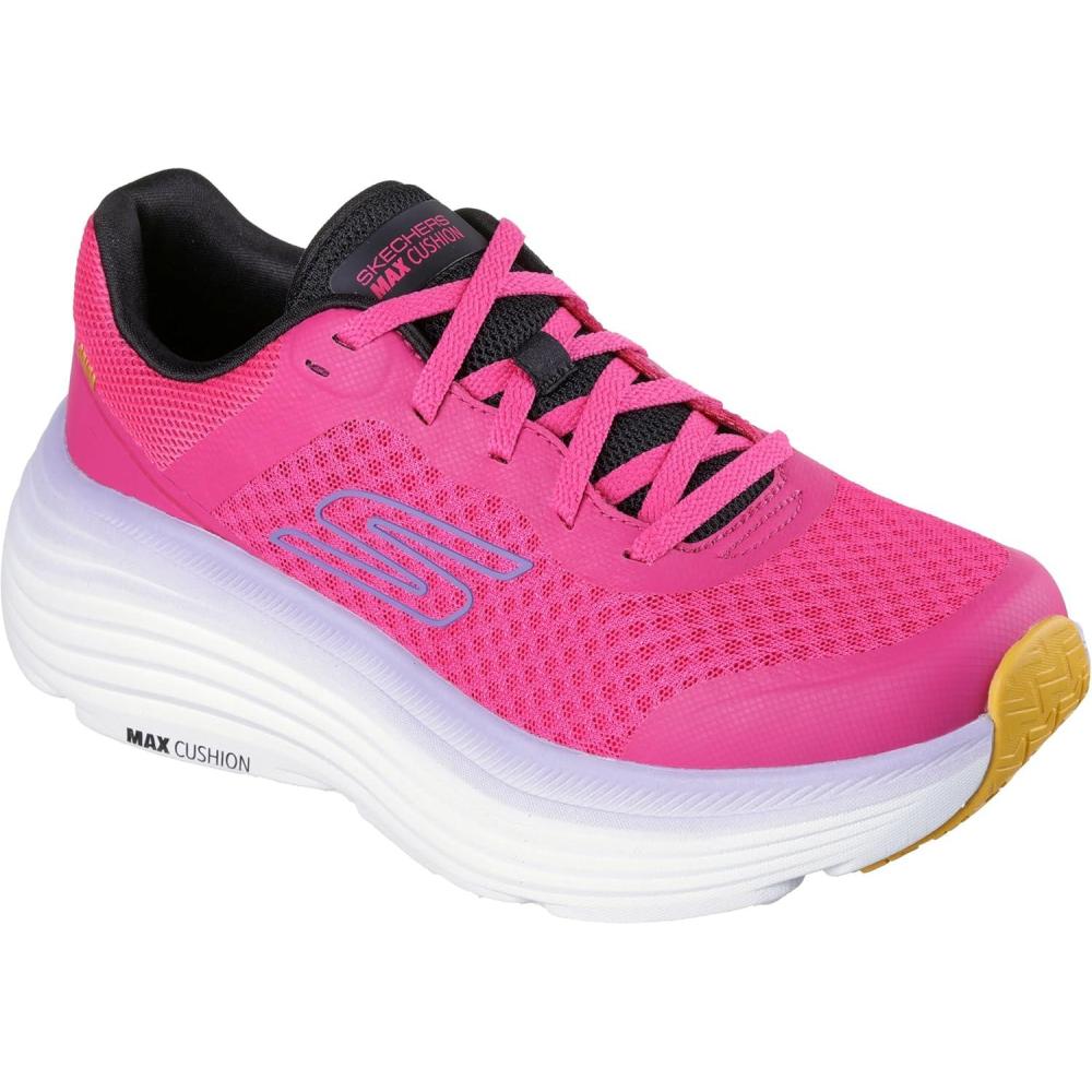 imageSkechers Womens Max Cushioning Endeavour Canova SneakerRaspberry Synthetic Trim