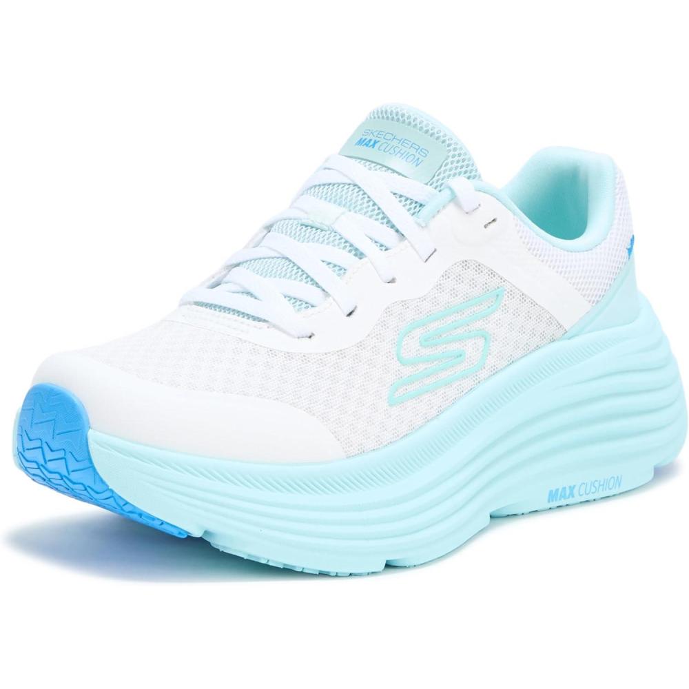 imageSkechers Womens Max Cushioning Endeavour Canova SneakerWhiteLight Blue