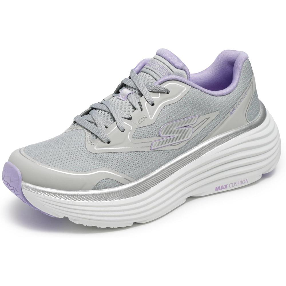 imageSkechers Womens Max Cushioning Endeavour Galloway SneakerGrayLavender