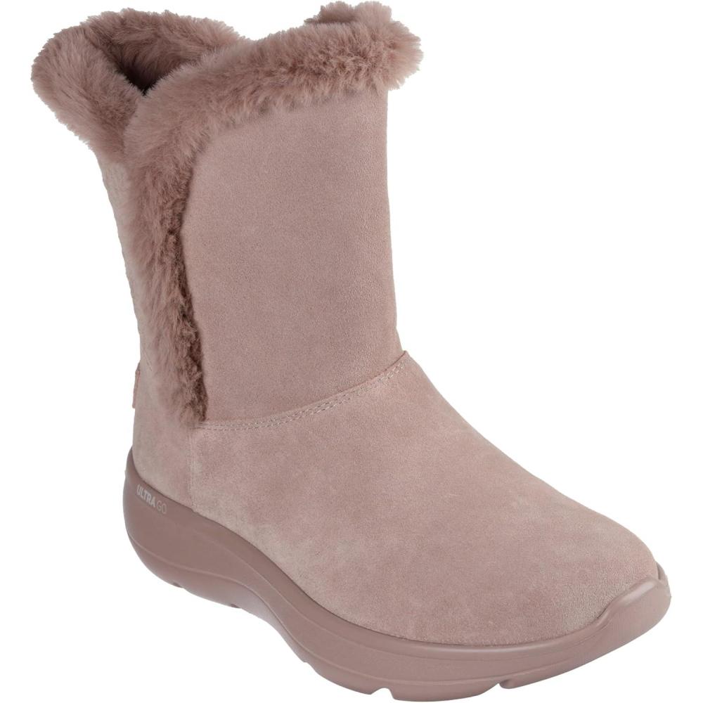imageSkechers Womens OnThego Encore  Snow Flurry Mid Calf BootTaupe