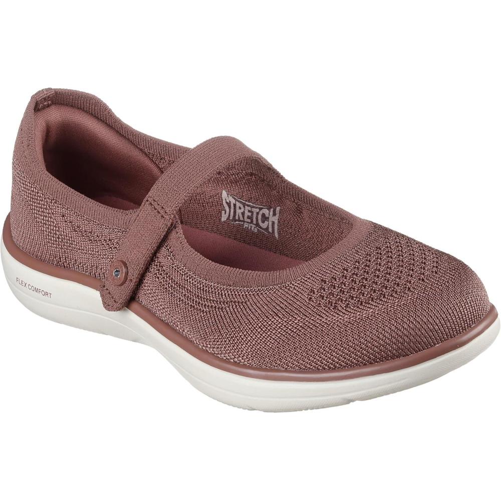 imageSkechers Womens OnThego Flex RadiantSweet Pea Mary Jane FlatDark Rose
