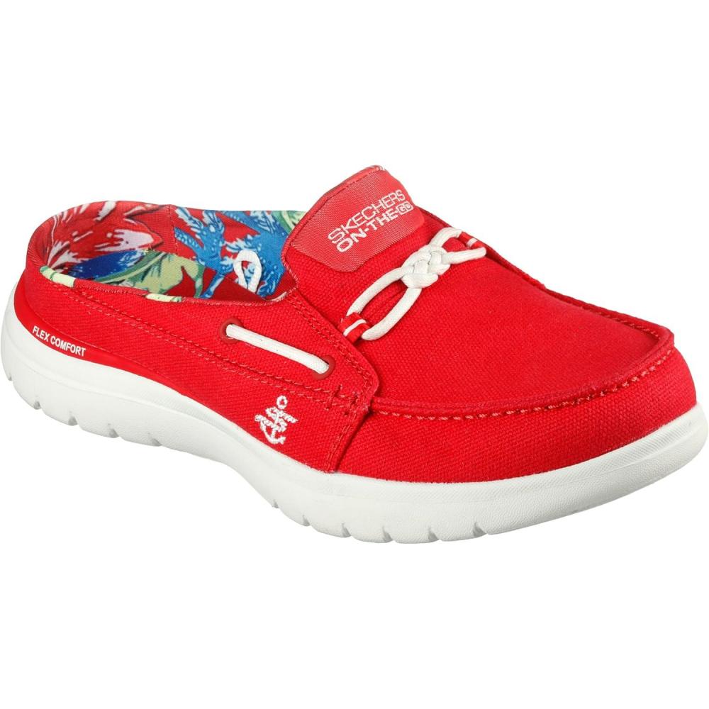 imageSkechers Womens OnThego FlexSalt Water Boat ShoeRed