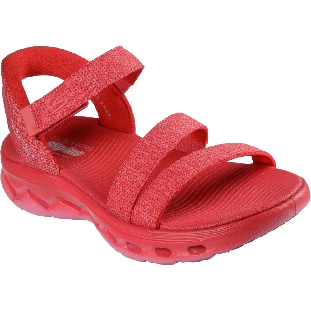 imageSkechers Womens OnThego Glide Step 20 Hands Free Slipins SandalGiselle FishermanRed