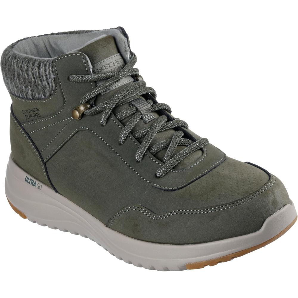 imageSkechers Womens OnThego Stellar Ankle BootOlive Green