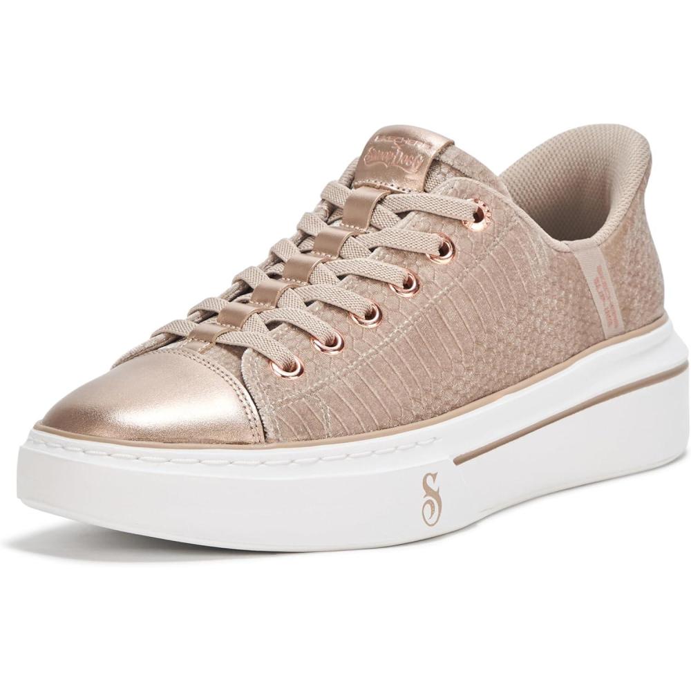 imageSkechers Womens OneVelvet Snoop Hands Free Slipins SneakerTaupe