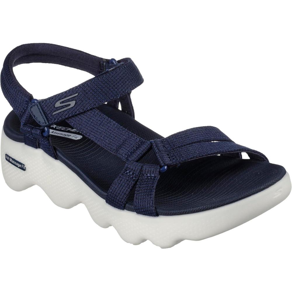 imageSkechers Womens Onthego Massage Fit Transcend SandalsNavy