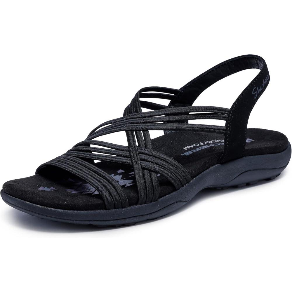 imageSkechers Womens Reggae Slim  Simply Stretch SandalBlack