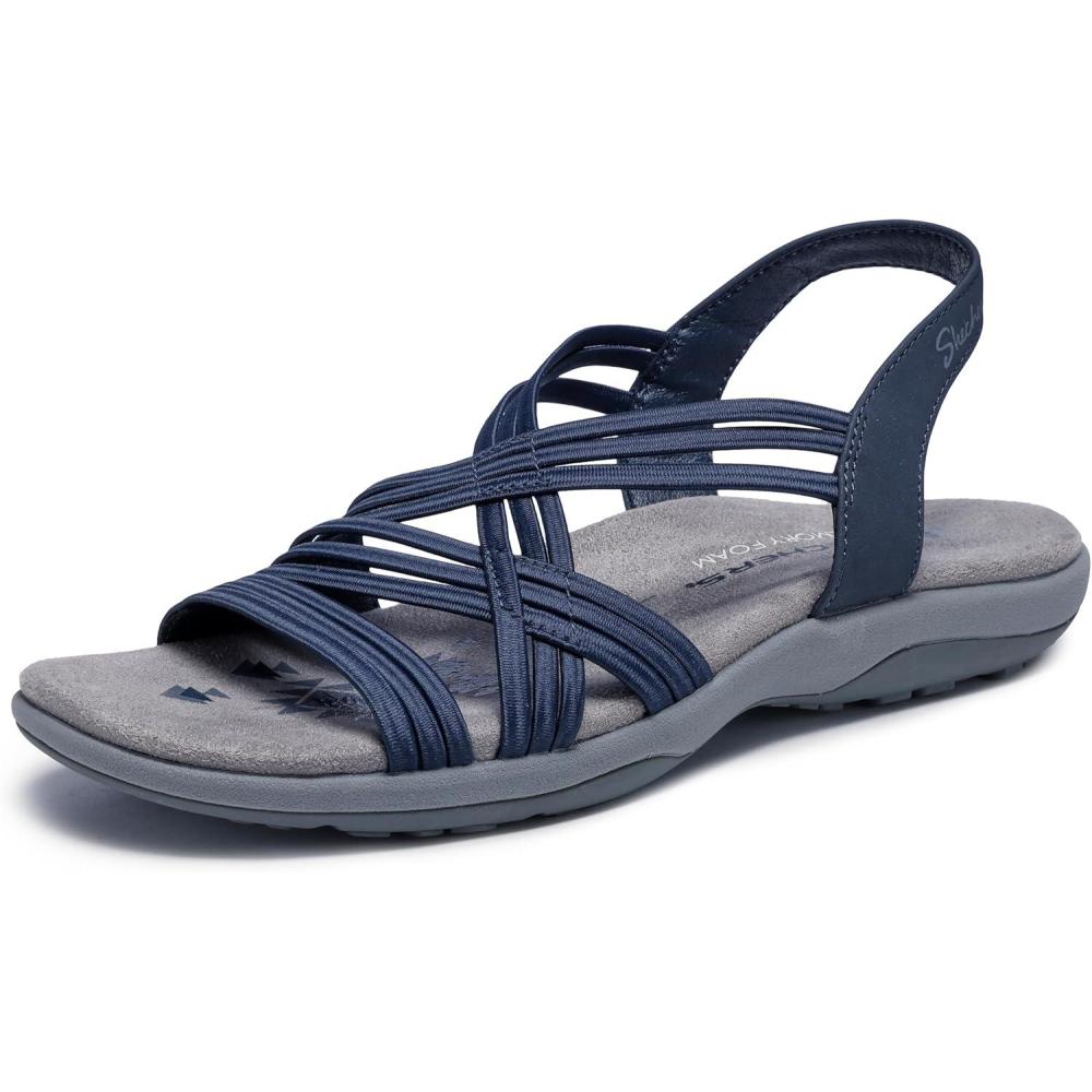 imageSkechers Womens Reggae Slim  Simply Stretch SandalNavy