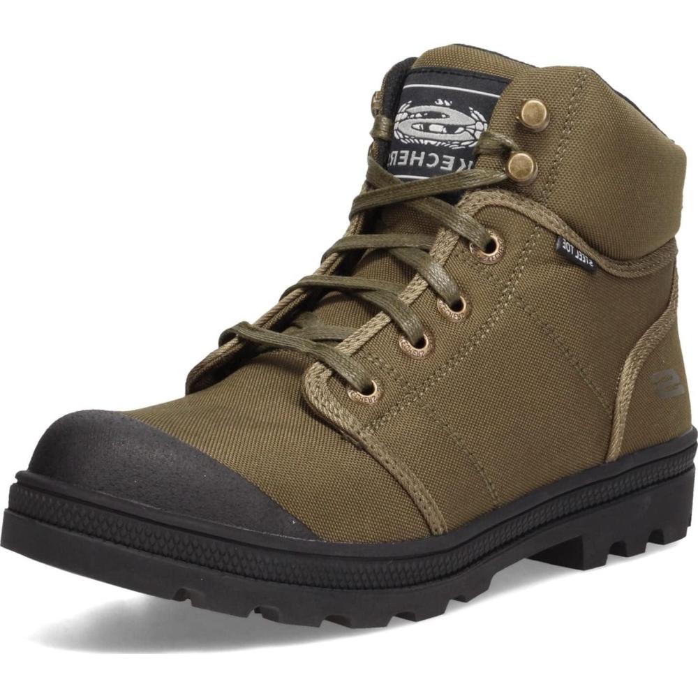 imageSkechers Womens Rotund Darragh Work LaceUp Boot Safety ToeOlive