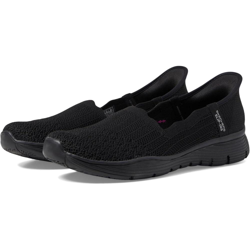 imageSkechers Womens SeagerBelieve It Hands Free Slipins Loafer FlatBlack