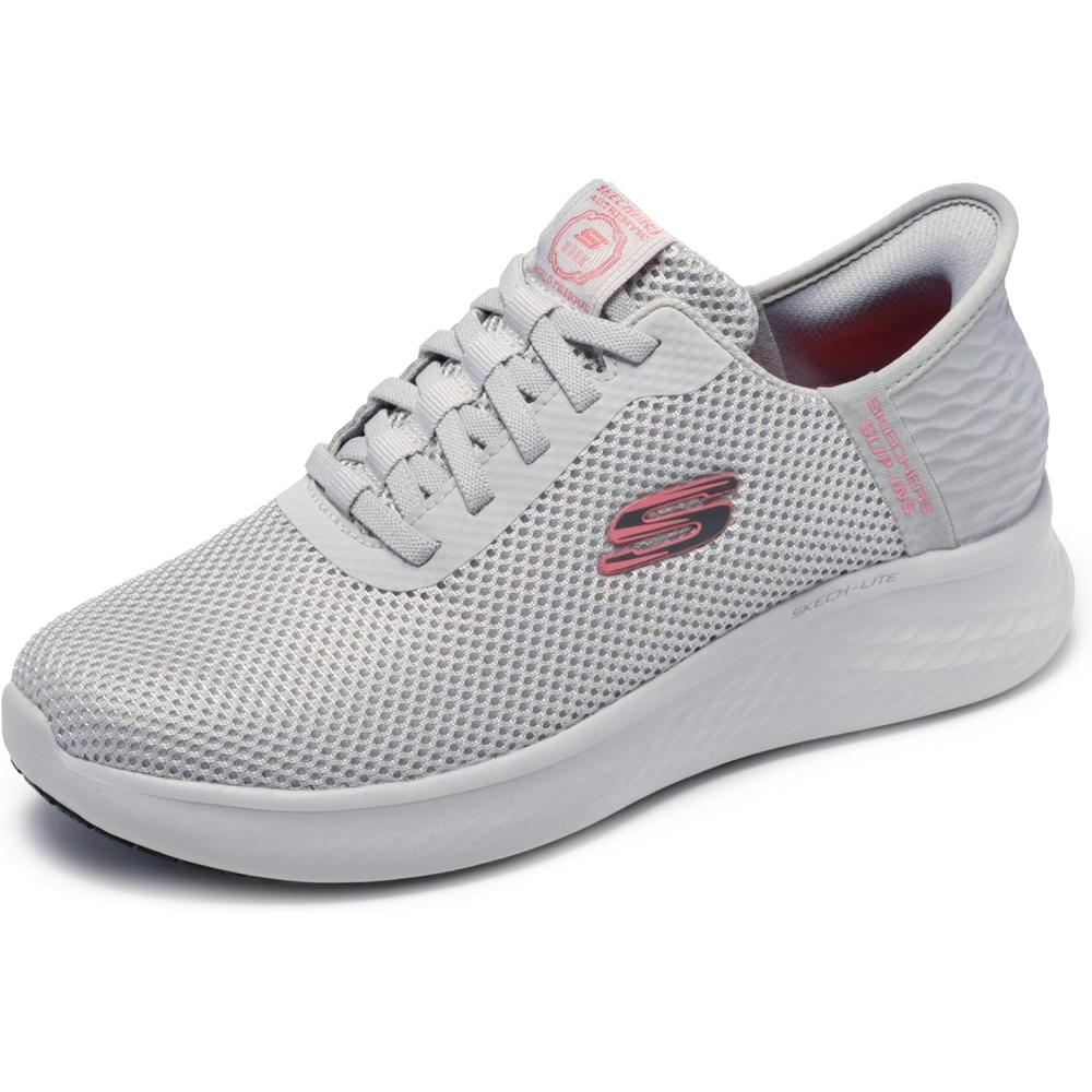 imageSkechers Womens Skechlite Pro Resistant Bungee Exdown Hands Free Slipins Health Care Professional ShoeGry
