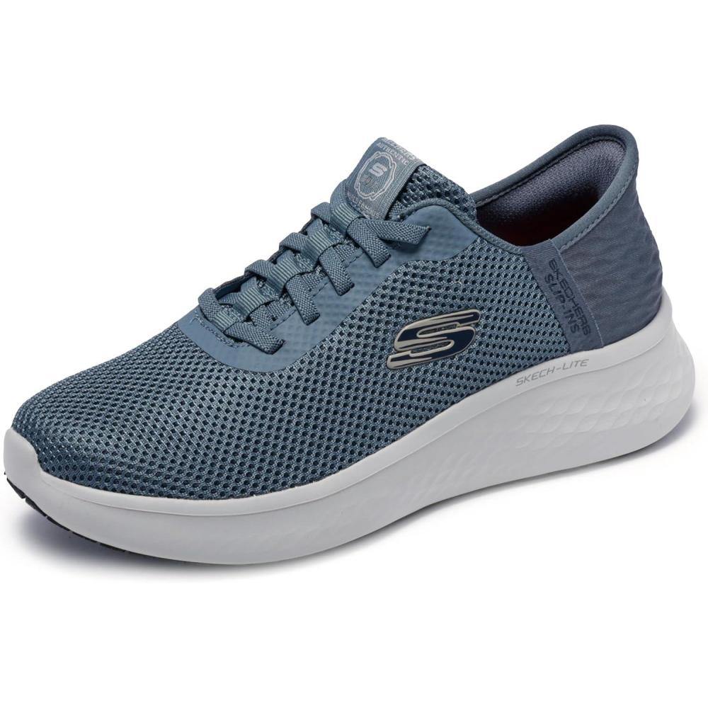 imageSkechers Womens Skechlite Pro Resistant Bungee Exdown Hands Free Slipins Health Care Professional ShoeSlt