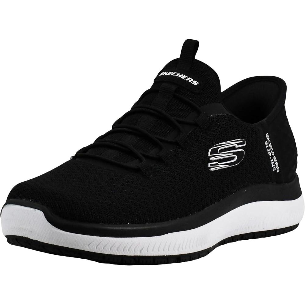 imageSkechers Womens SlipIns Summits  Enslee Slip Resistant SneakersBlackWhite