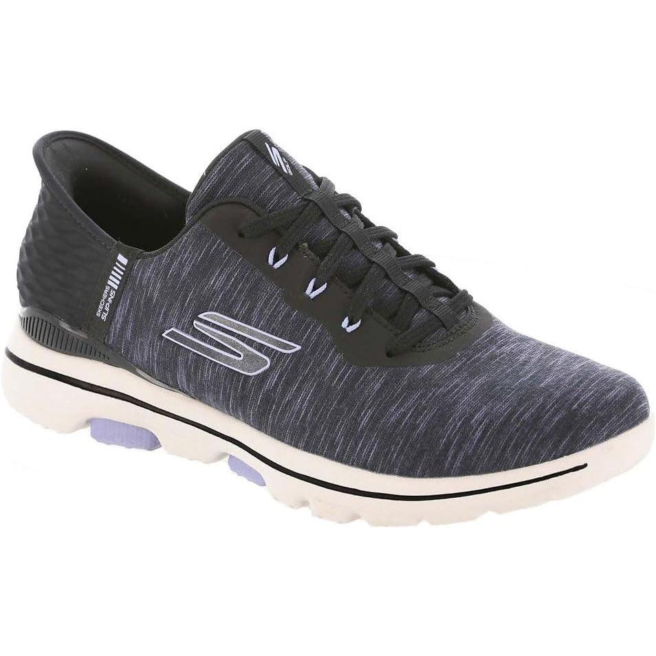 imageSkechers Womens Slipins GO Golf Walk 5 SlipIns SneakerBlackLavender