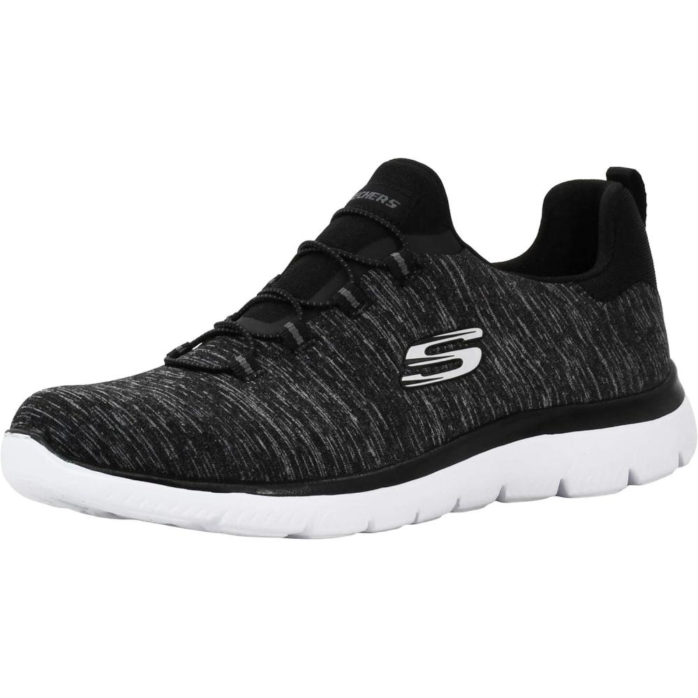 imageSkechers Womens Summit  Quick Getaway SneakerBlackWhite