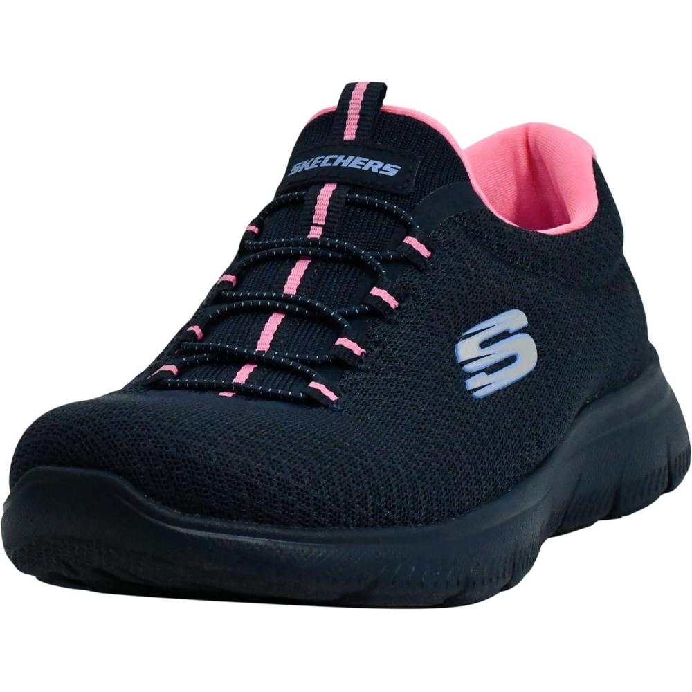 imageSkechers Womens Summits SneakerNavyPink
