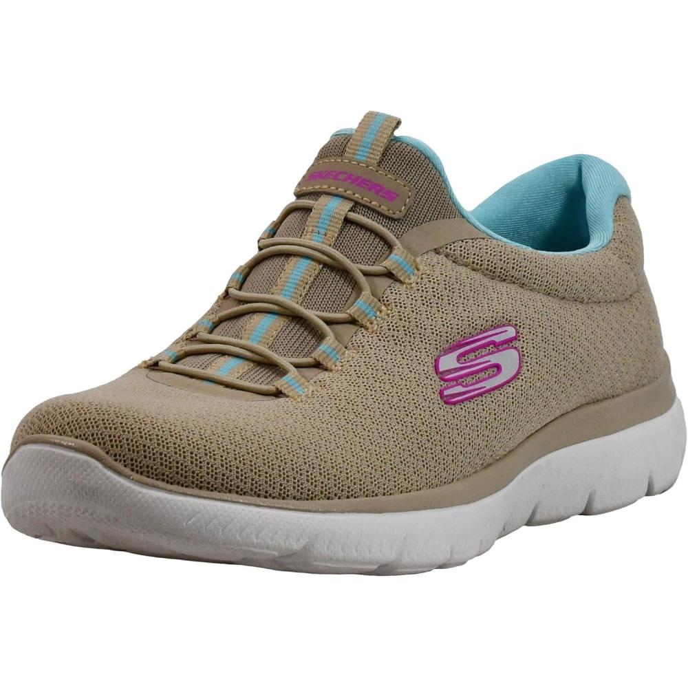 imageSkechers Womens Summits SneakerTaupeMulti