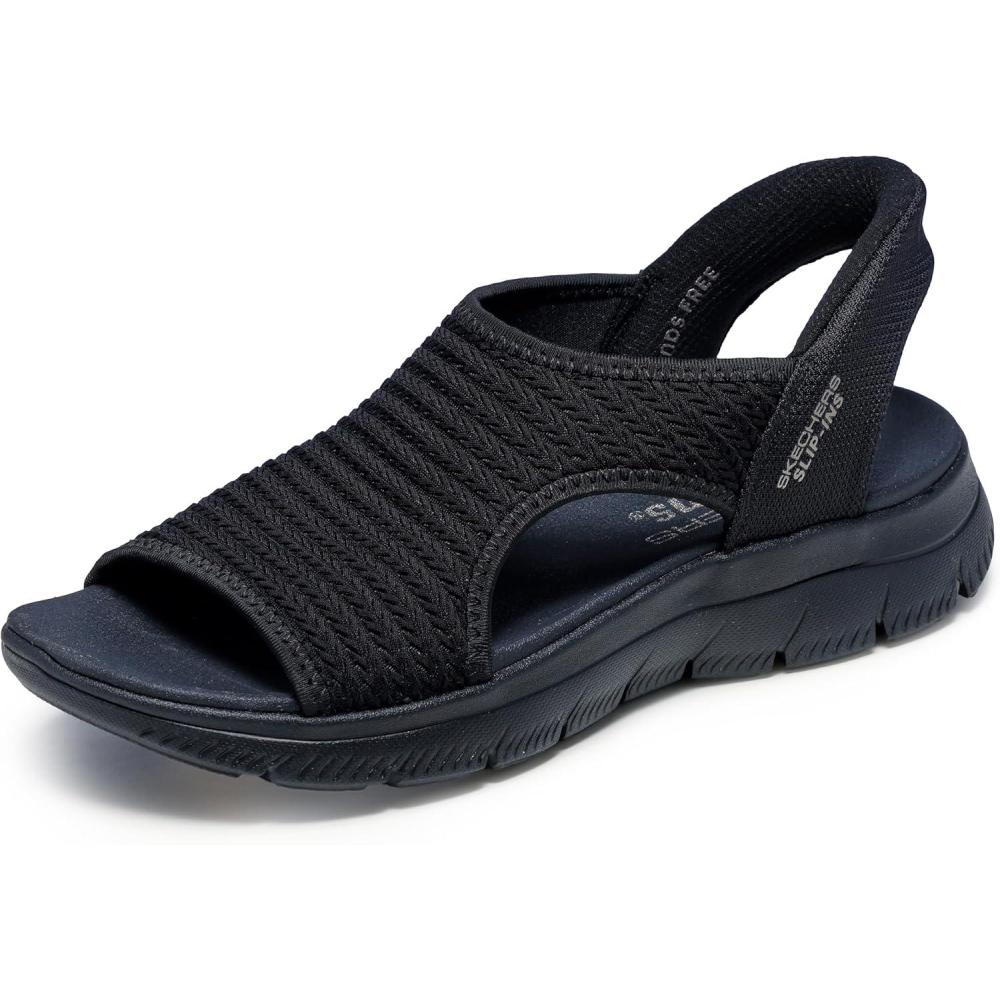imageSkechers Womens SummitsSweetly Evolved Sport SandalBlackBlack