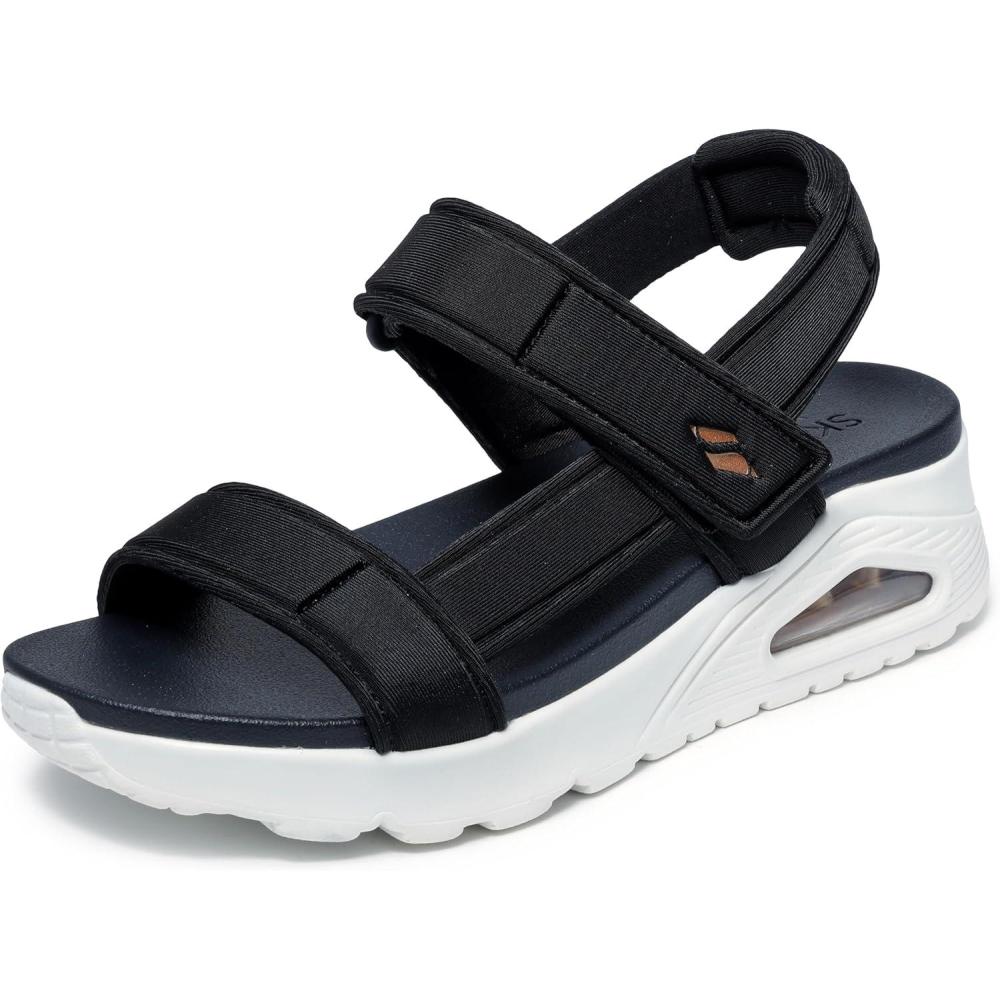 imageSkechers Womens UnoSummer Stand2 Sport SandalBlack