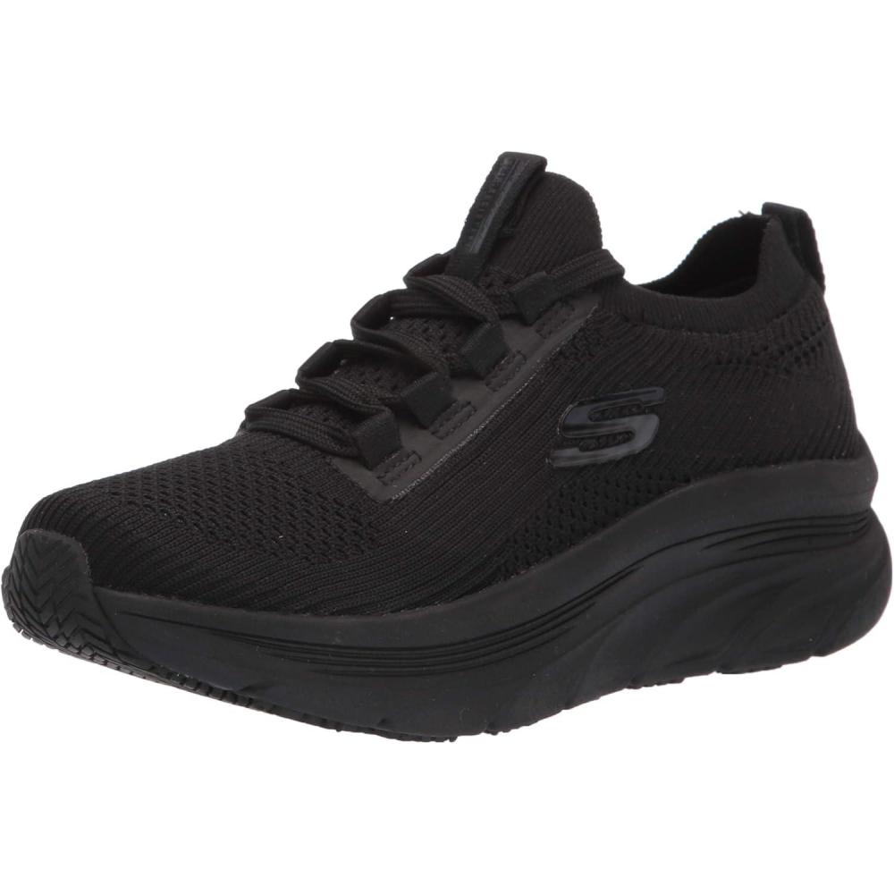 imageSkechers Womens Work Relaxed Fit Dlux Walker SrOzema Slipon SneakersBlack