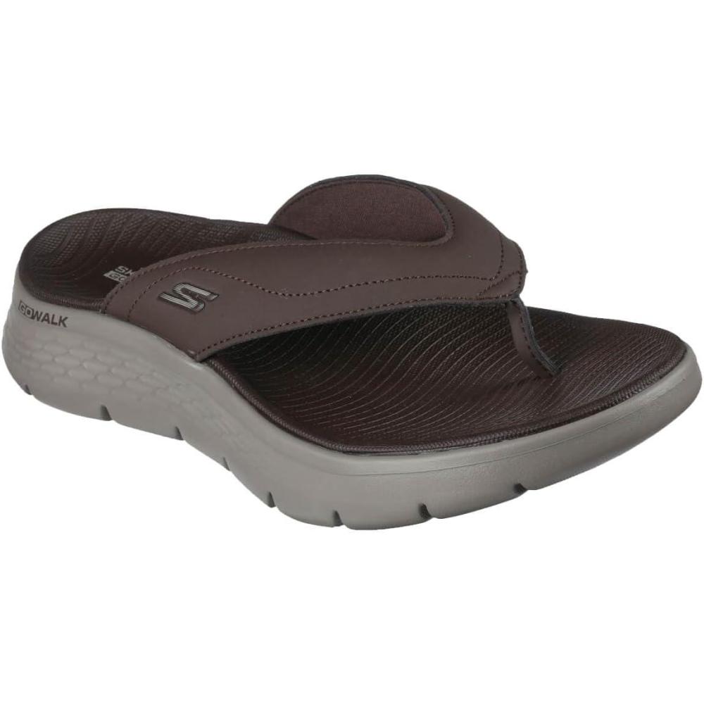 imageSkechers mens Go Walk Flex SandalVallejoChocolate
