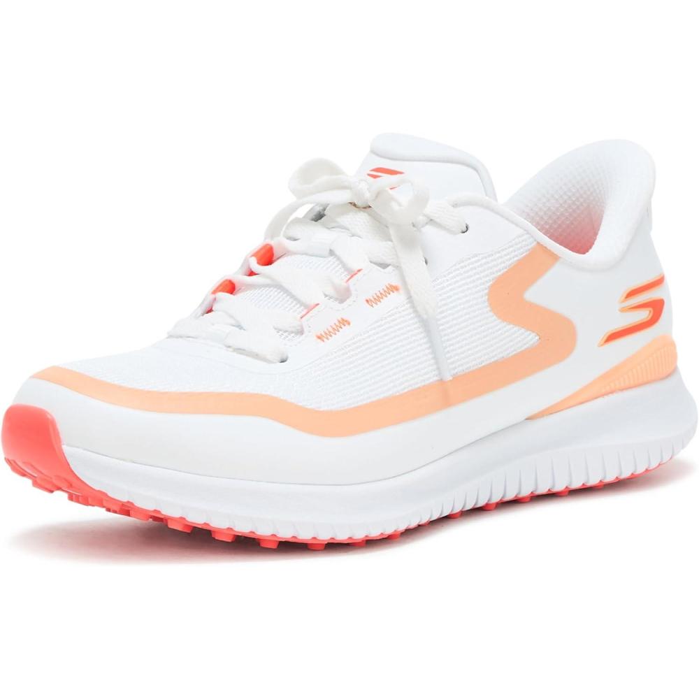 imageWomens Flight Slipin Spikeless Golf Shoe SneakerWhite Coral