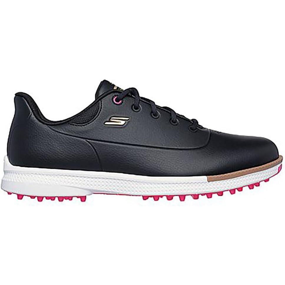 imageWomens Jasmine Waterproof Golf Shoe SneakerBlackPink Spikeless