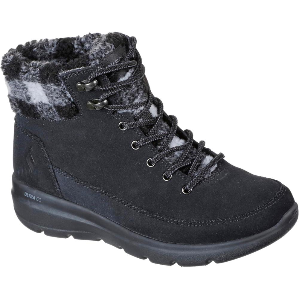 imageWomens Skechers On the GO Glacial Ultra  Timber BootBlackGrey