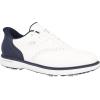 Men’s Prestige Slip-in Arch Fit Golf Shoe Sneaker(White/Navy)