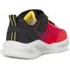 SKECHERS Boy’s Meteor-Lights-krendo Sneaker(Black/Red)