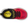 SKECHERS Boy’s Meteor-Lights-krendo Sneaker(Black/Red)