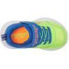 SKECHERS Boy’s Meteor-Lights-krendo Sneaker(Blue/Lime)