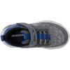 SKECHERS Boy’s Meteor-Lights-krendo Sneaker(Charcoal/Blue)