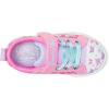 SKECHERS Girl’s Twinkle Sparks-Ombre Flutter Sneaker(Hot Pink/Multi)