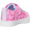 SKECHERS Girl’s Twinkle Sparks-Ombre Flutter Sneaker(Hot Pink/Multi)