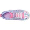 SKECHERS Girl’s Twinkle Sparks-Ombre Flutter Sneaker(Lavender/Multi)