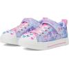 SKECHERS Girl’s Twinkle Sparks-Ombre Flutter Sneaker(Lavender/Multi)