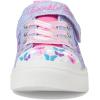 SKECHERS Girl’s Twinkle Sparks-Ombre Flutter Sneaker(Lavender/Multi)