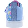 SKECHERS Girl’s Twinkle Sparks-Ombre Flutter Sneaker(Light Blue/Multi)